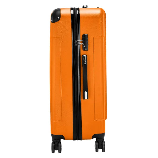 3-in-1 Portable ABS Trolley Case 20inch  24inch  28inch Orange